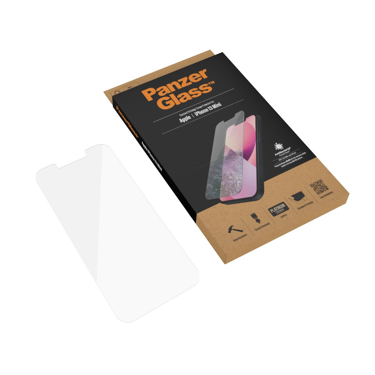 PanzerGlass® Displayschutzglas iPhone 13 Mini | Standard Fit